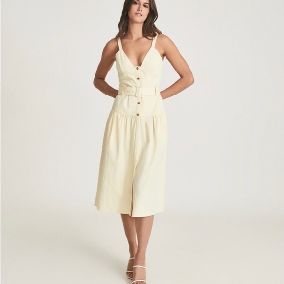 COPY - Reiss Midi Button-up Dress ✨ - Picture 1 of 5